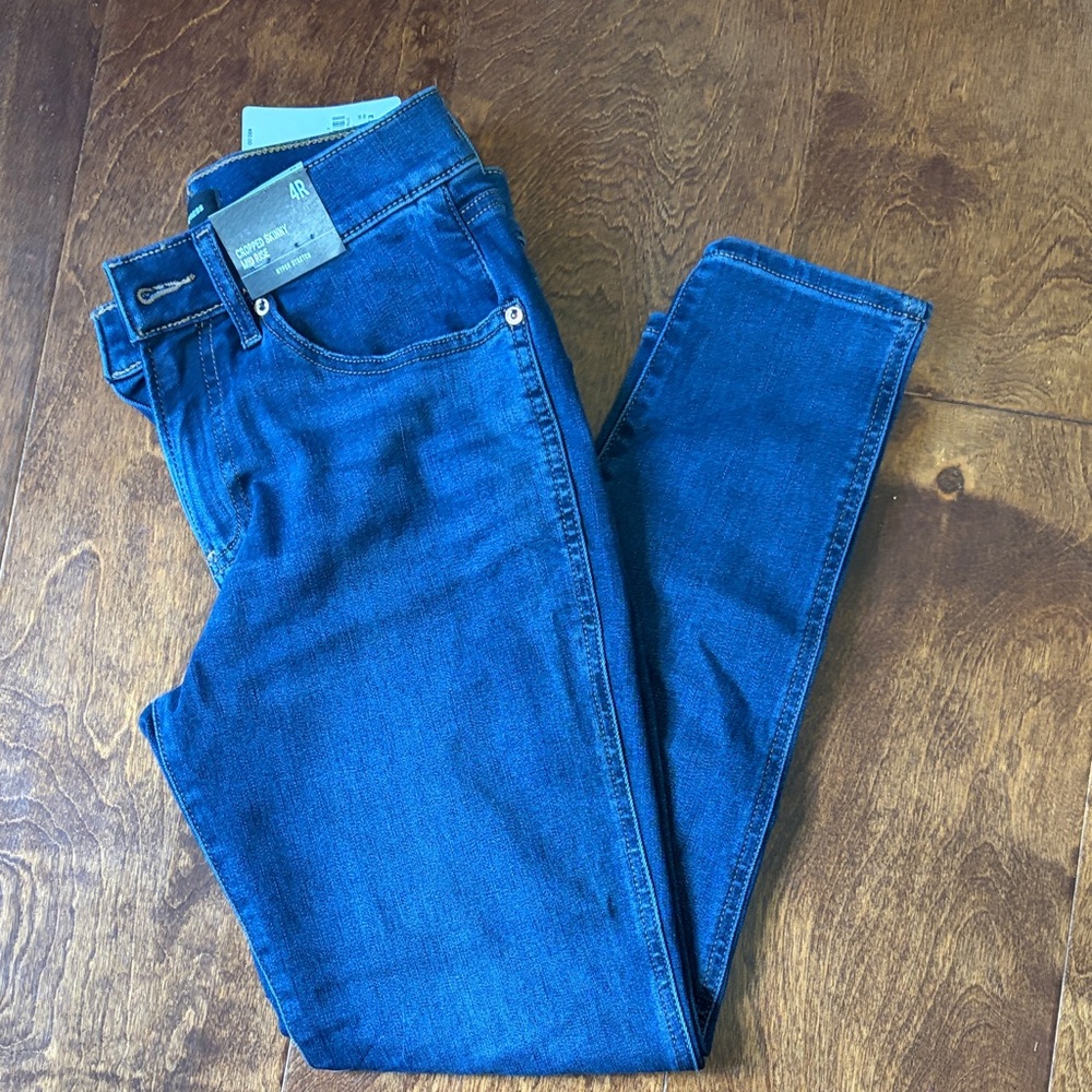 Express Women's Dark Blue Skinny Jeans